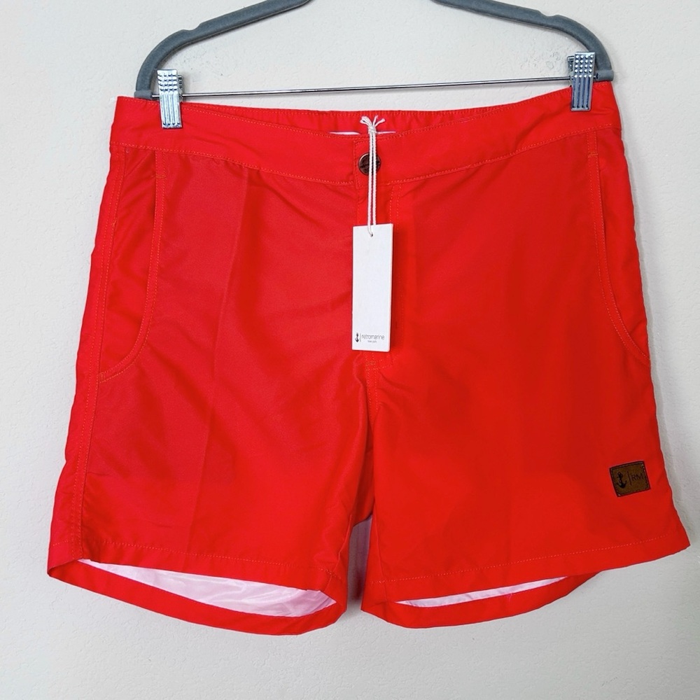 NWT - Retromarine Men’s lined swim trunks | Size 34